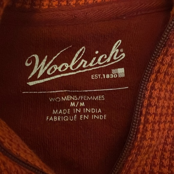 Woolrich Women’s Quarter Zip (M) - Picture 4 of 8